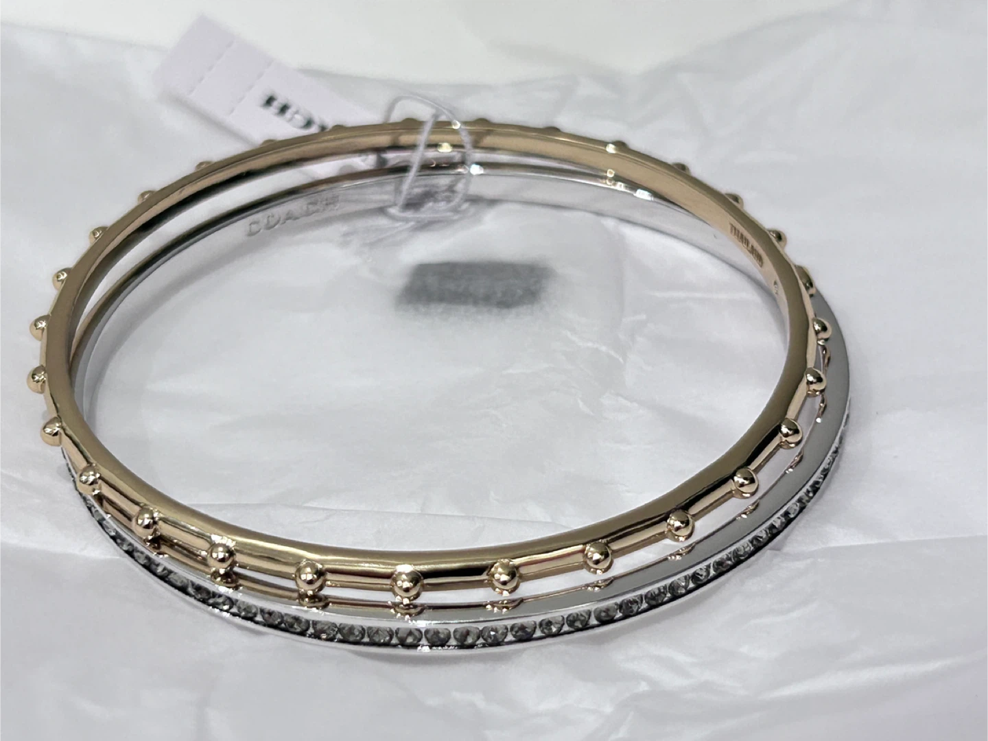 Brand New Coach Bangle Bracelet Set - photo 2