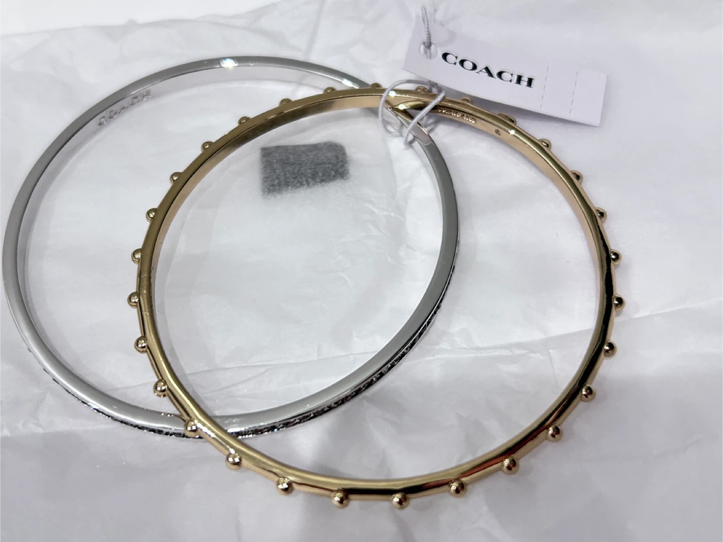 Brand New Coach Bangle Bracelet Set