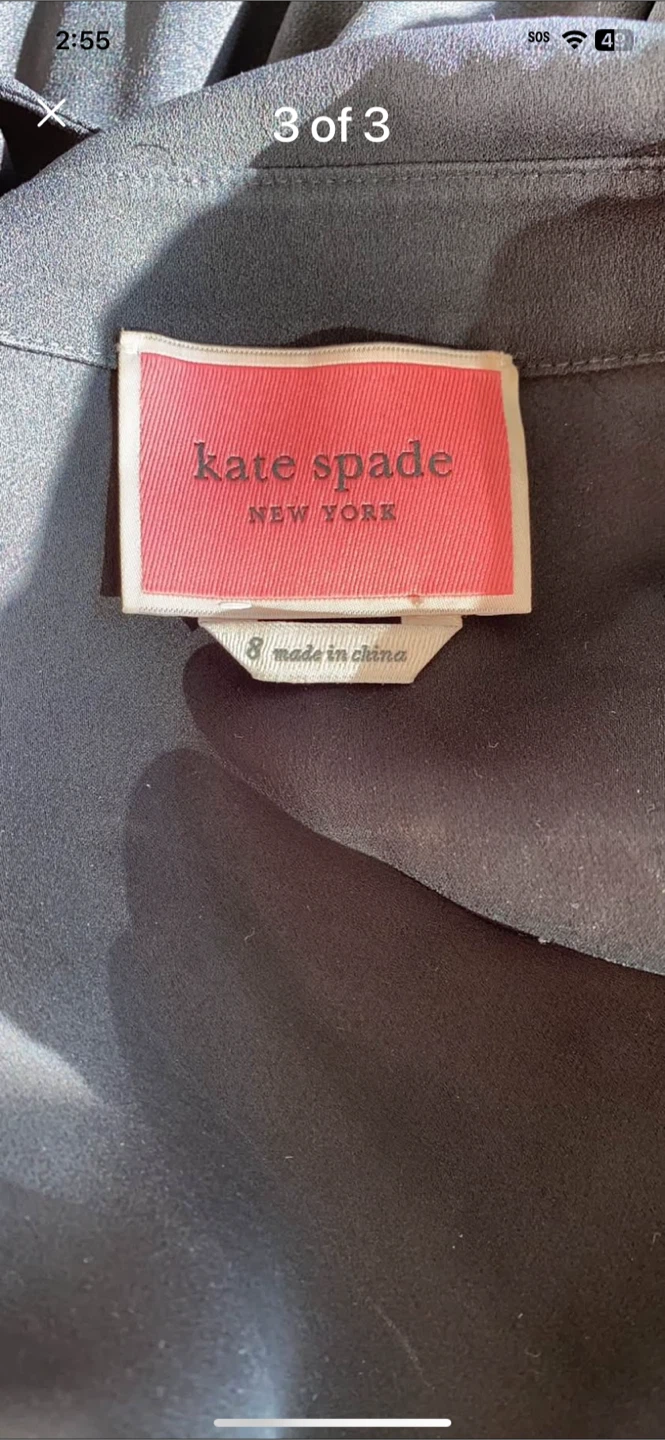Kate Spade Black Dress - Size 8 - photo 3