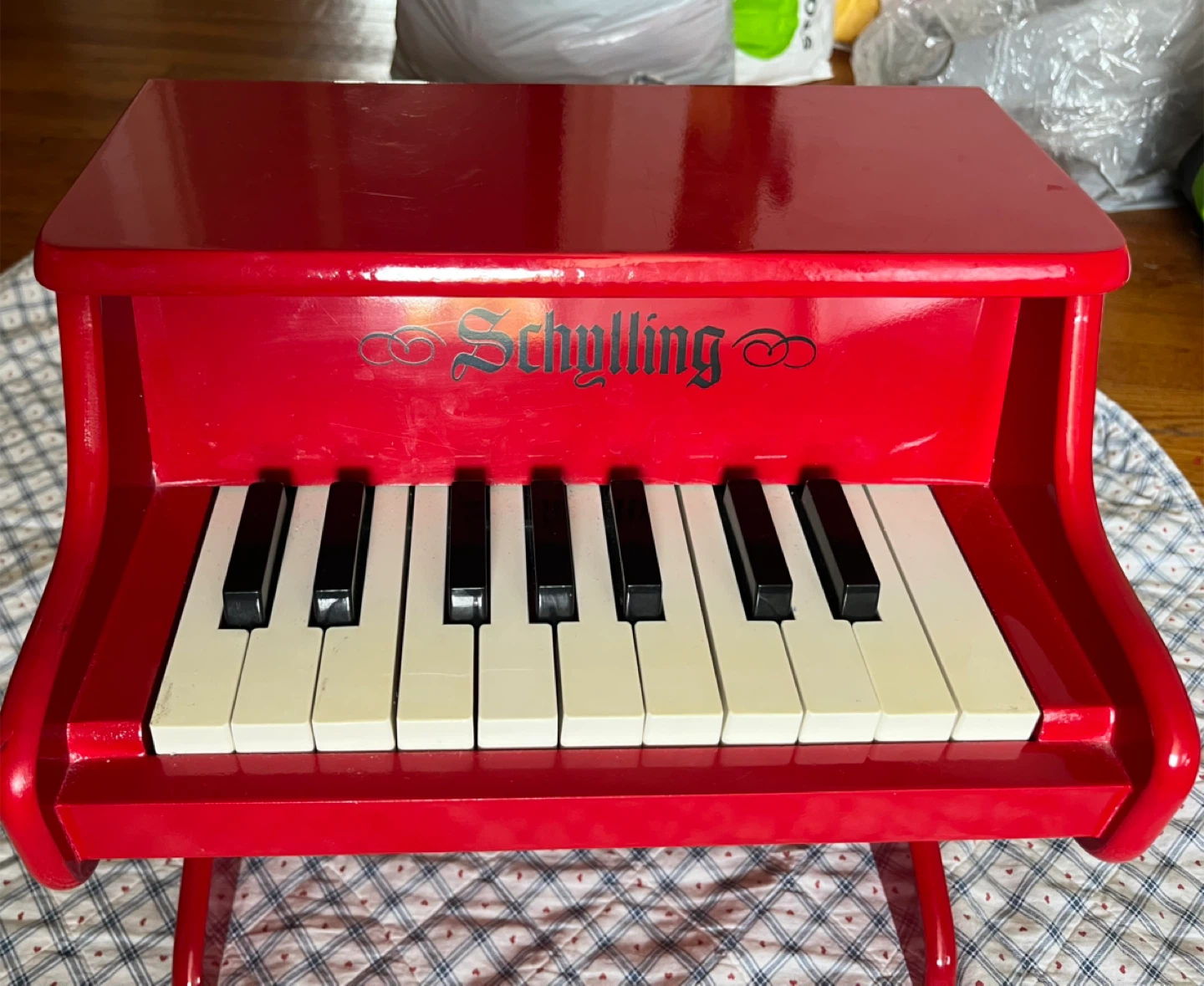 Schylling Red Piano