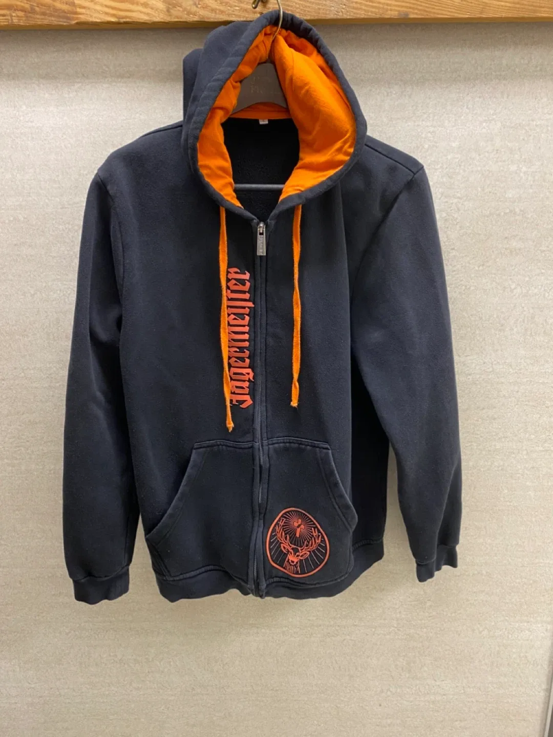 Jägermeister Black Zip Up Hoodie - Large thumbnail