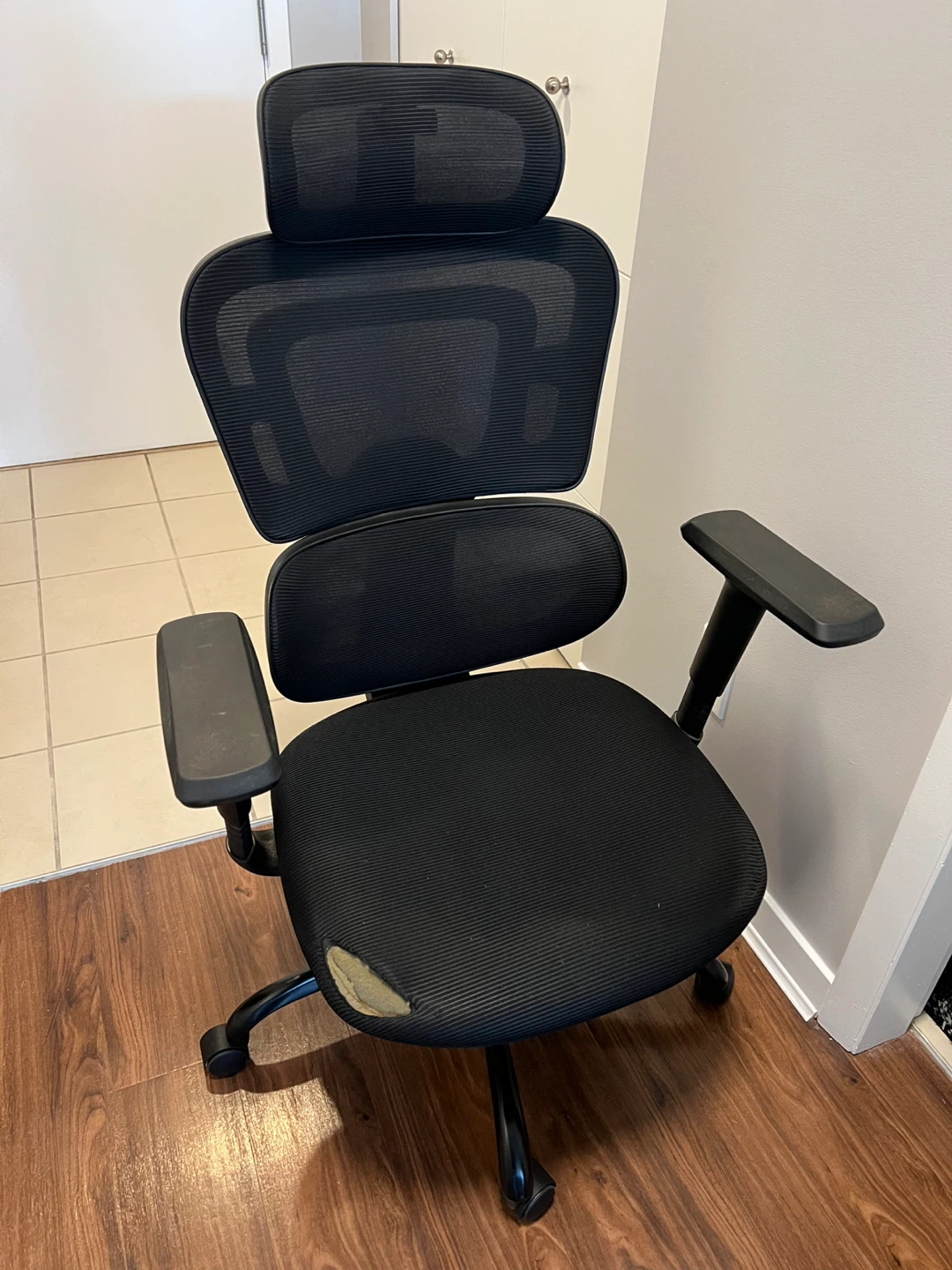 FREE Felixking Ergonomic Black Office Chair - Some Wear