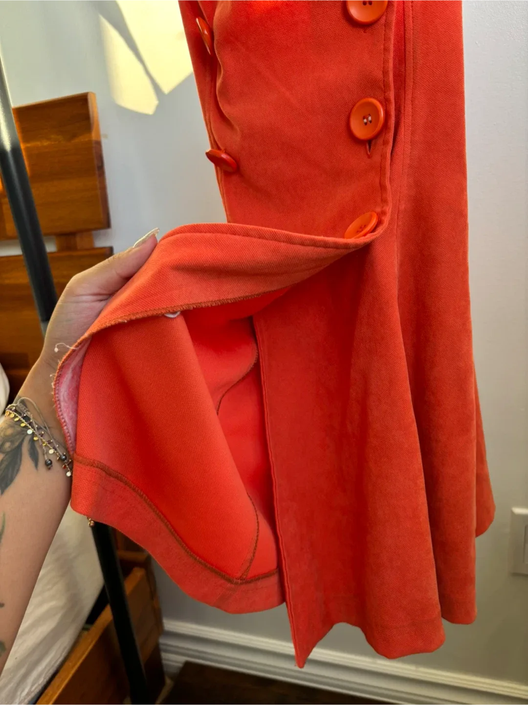 Angel France Orange Dress - Size 7 image indicator(3)