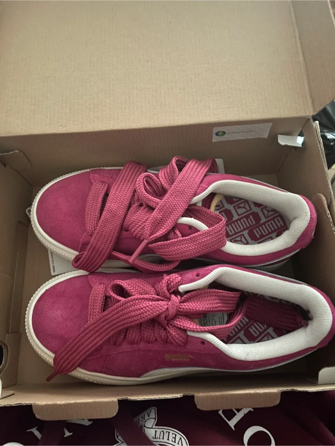 Puma Suede Platform Sneakers - Size 6 thumbnail