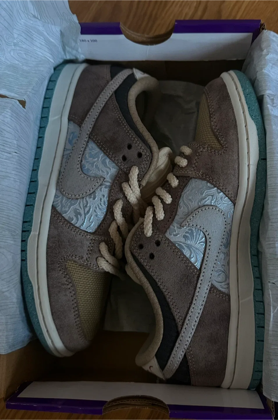 Nike SB Dunk Low Pro PRM Baroque Brown Size 7 image indicator(3)