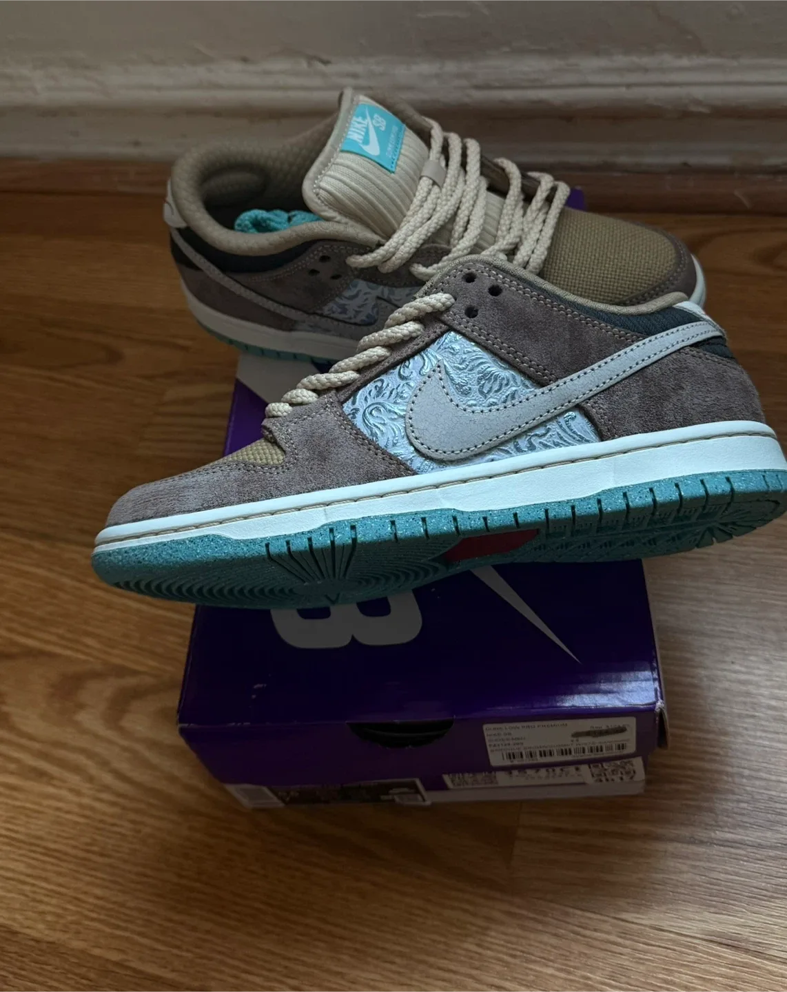 Nike SB Dunk Low Pro PRM Baroque Brown Size 7 image indicator(2)