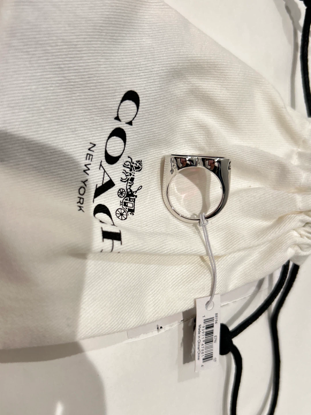 Brand New Coach retail 1941 Collection Rainbow heart  ring - photo 4