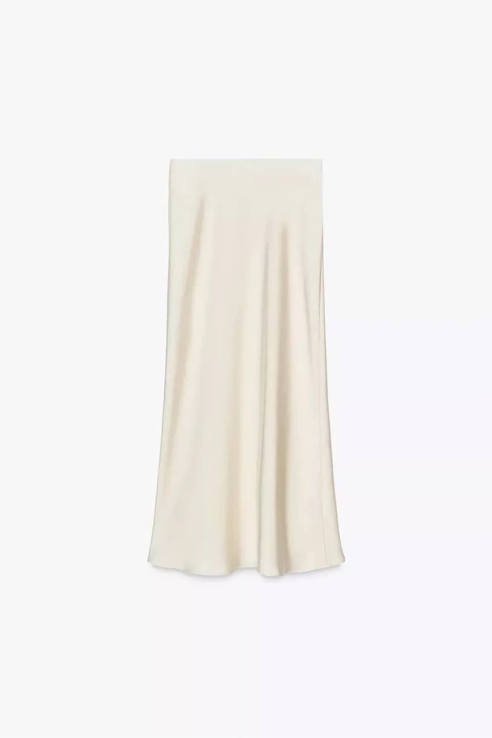ZARA Satin Midi Skirt (XL) thumbnail