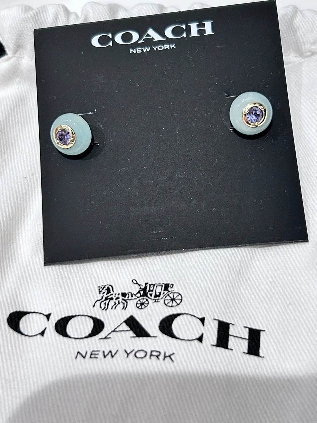 Coach Stud Earrings - New thumbnail