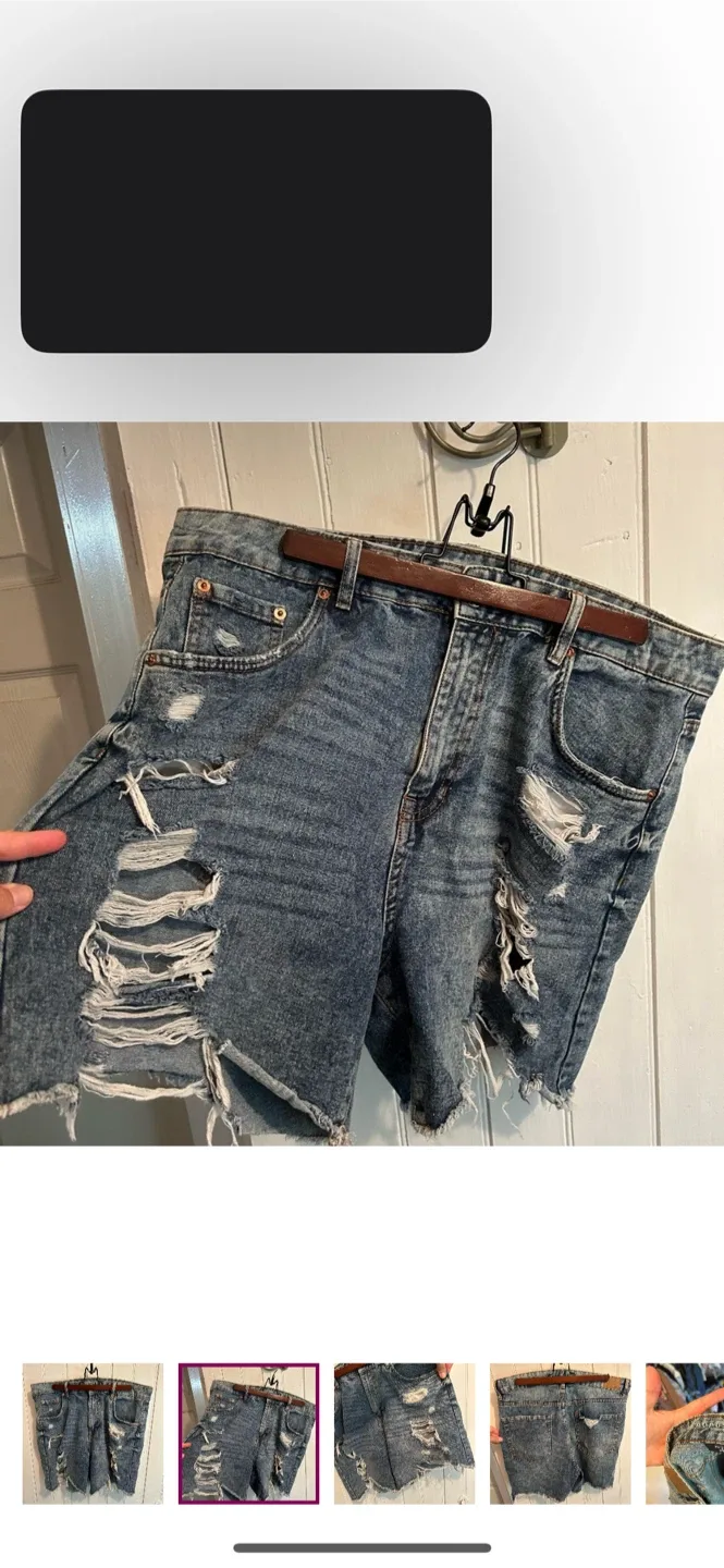 Aeropostale 90s Baggy Denim Shorts image indicator(2)