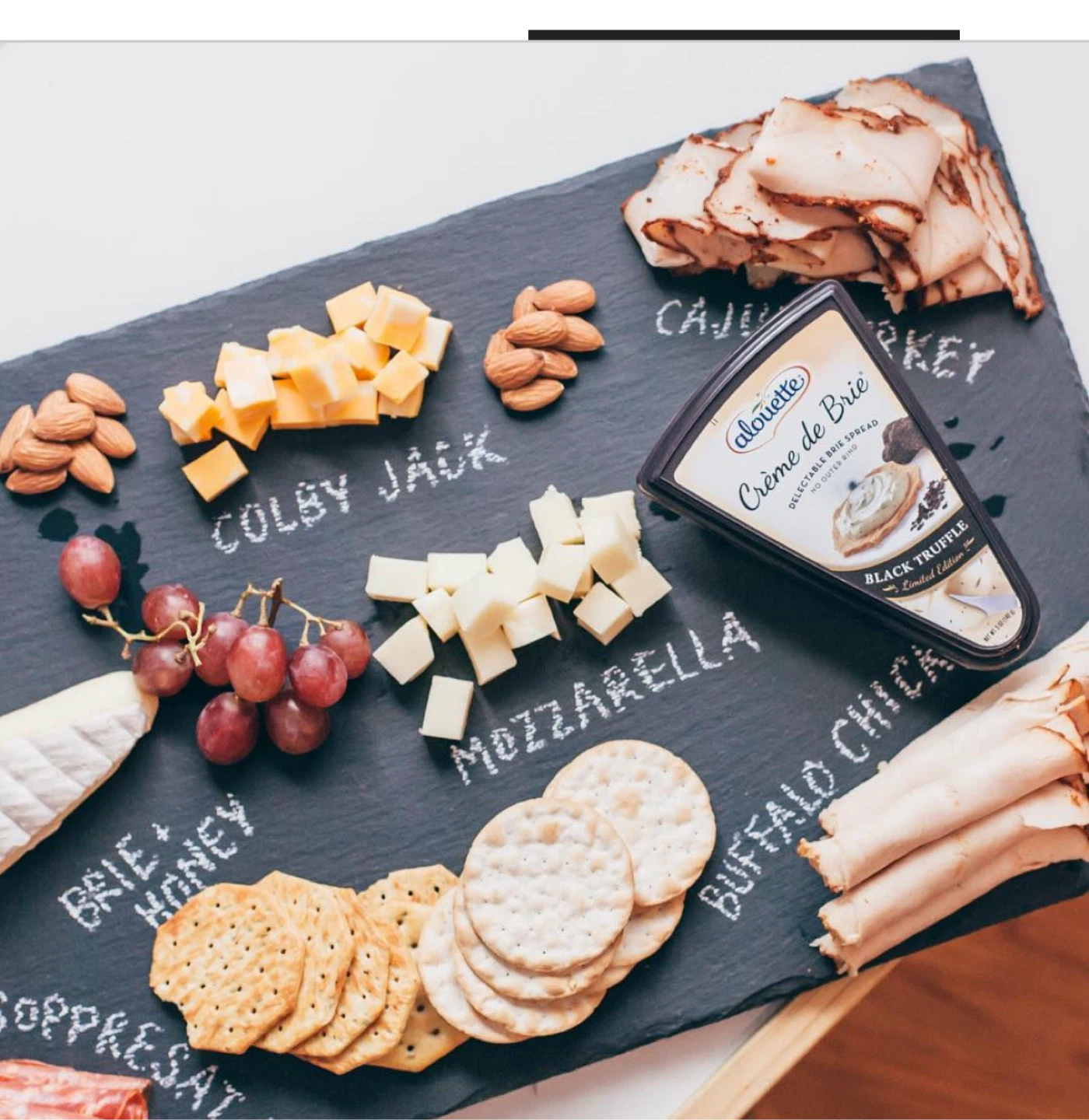Crate & Barrel Cheese Board with Chalk - photo 2