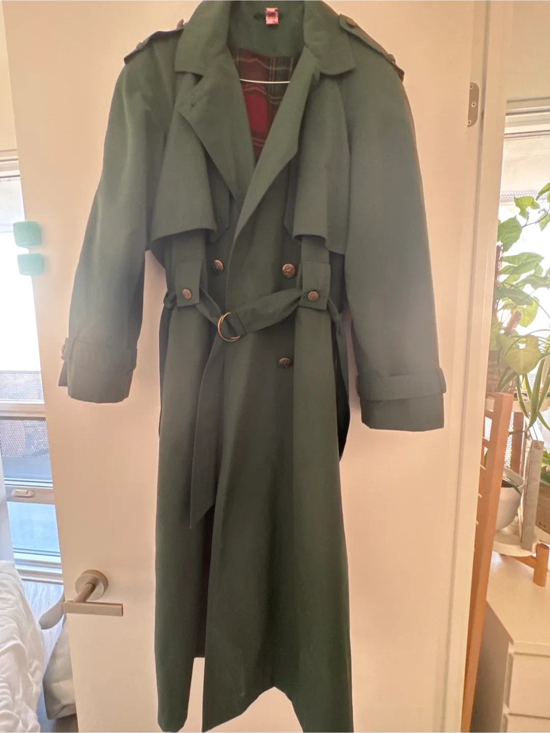 Green Trench Coat thumbnail
