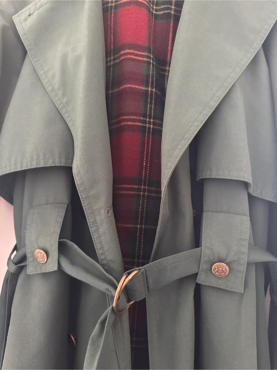 Green Trench Coat - photo 2
