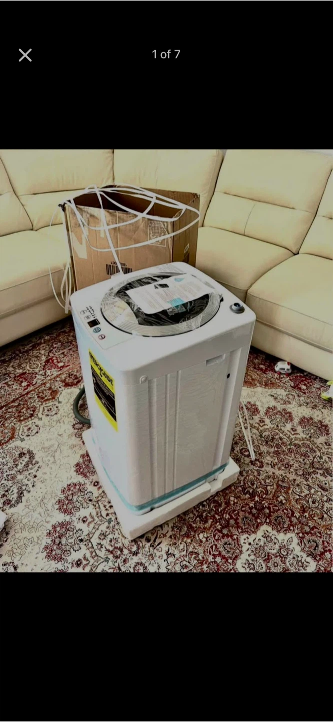 New Portable Washing Machine. 7.7 Ibs Load Capacity