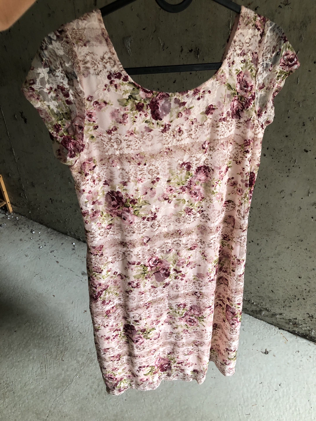 Floral Lace Dress - Pink - photo 2