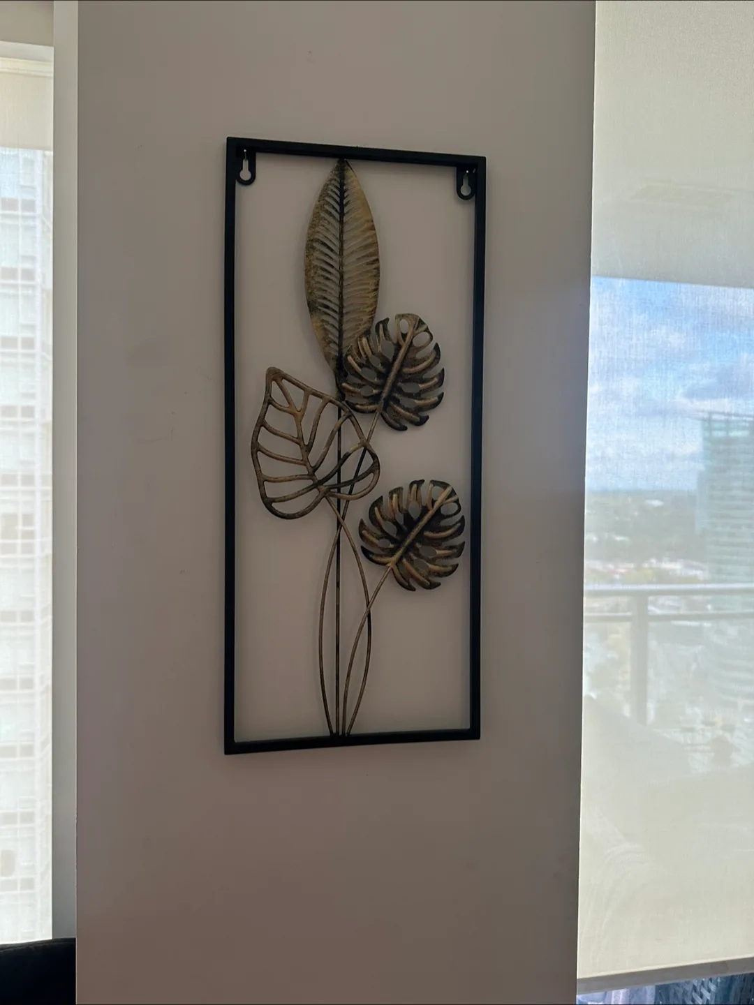 Metal Leaf Wall Art Decor image indicator(2)