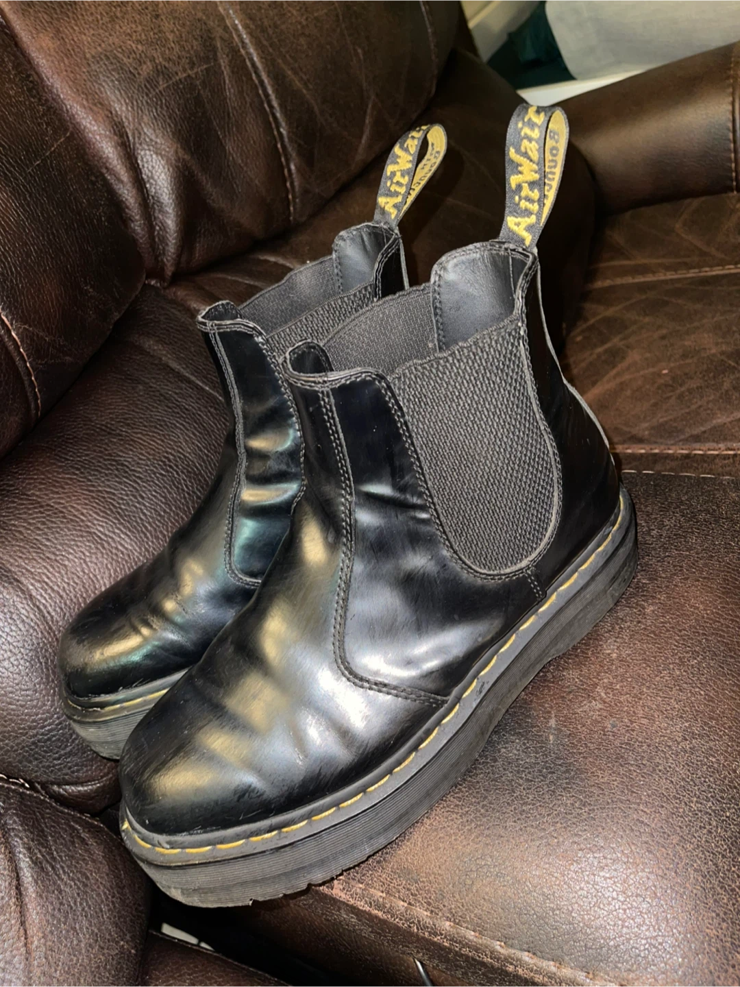 Dr. Martens Platform Chelsea Boots, Size US 10 - photo 2