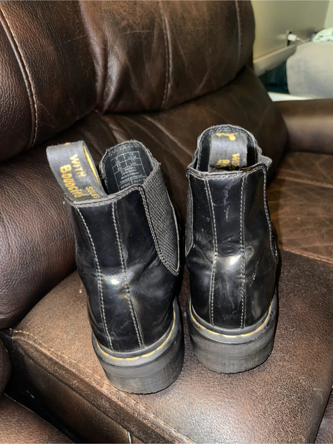 Dr. Martens Platform Chelsea Boots, Size US 10 - photo 4