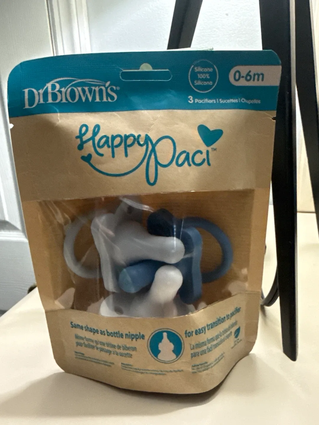 Dr. Brown's Happy Paci Pacifiers, 0-6m image indicator(2)