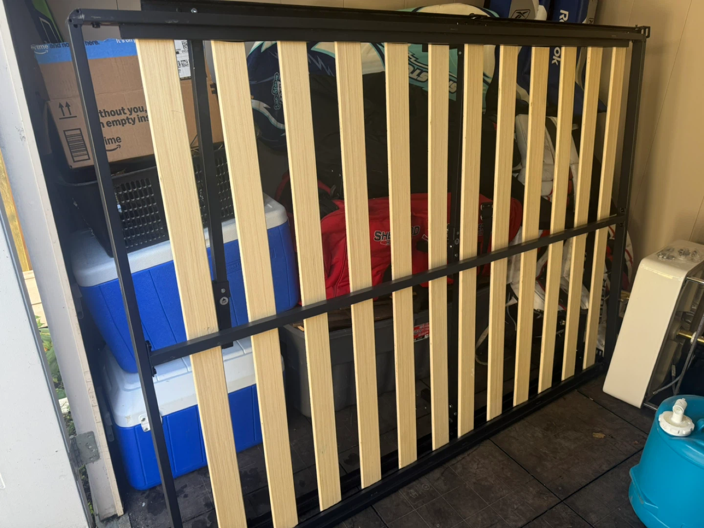 Double Bed Frame with Slats