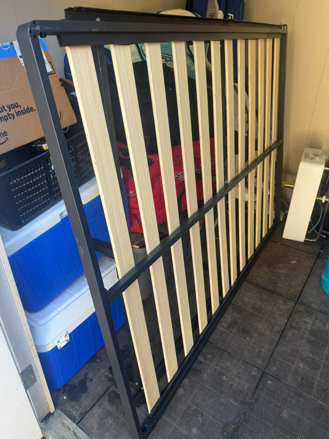 Double Bed Frame with Slats image indicator(2)