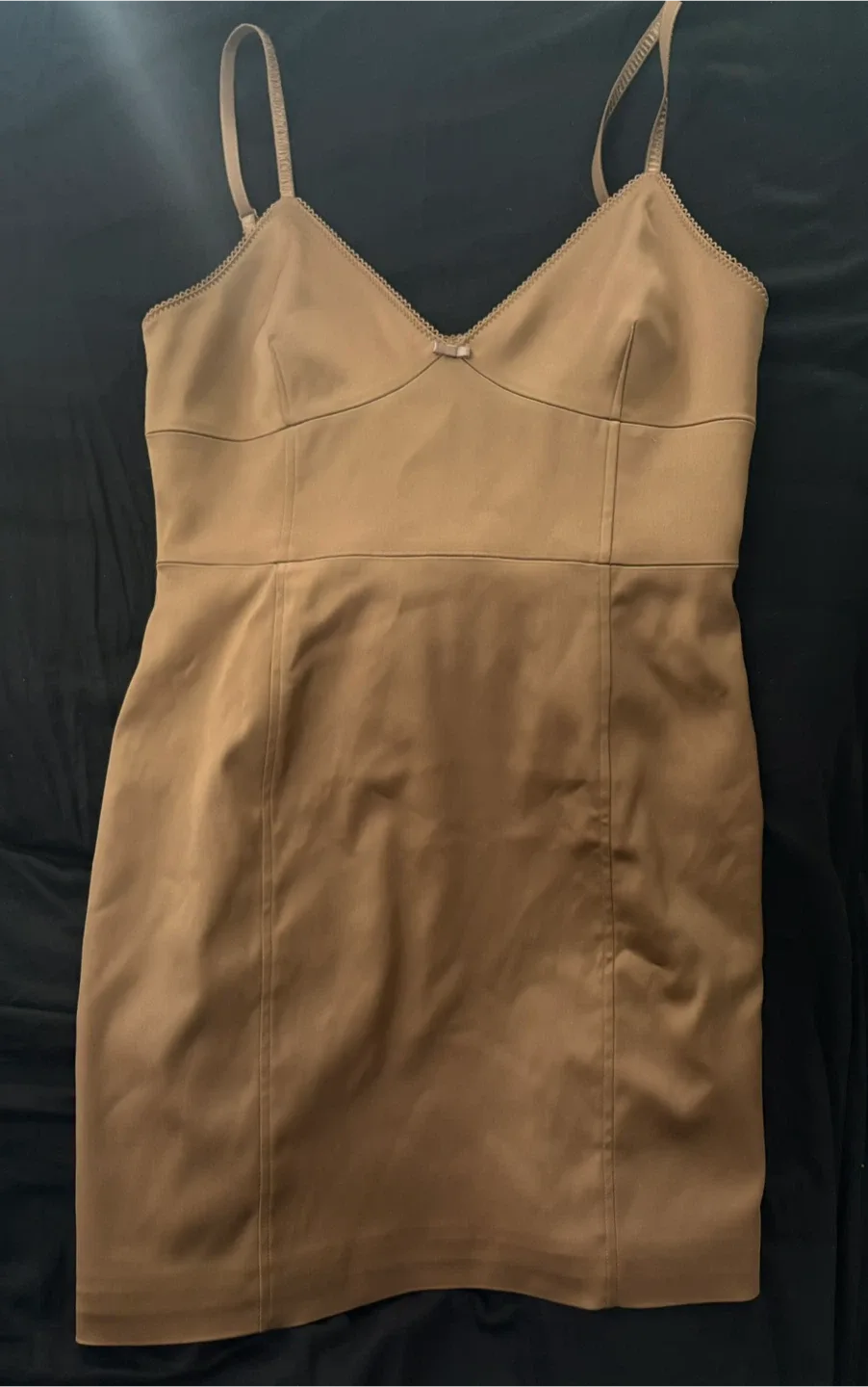 Wilfred Hypnosis Dress - Gold Camel, Size 8 thumbnail