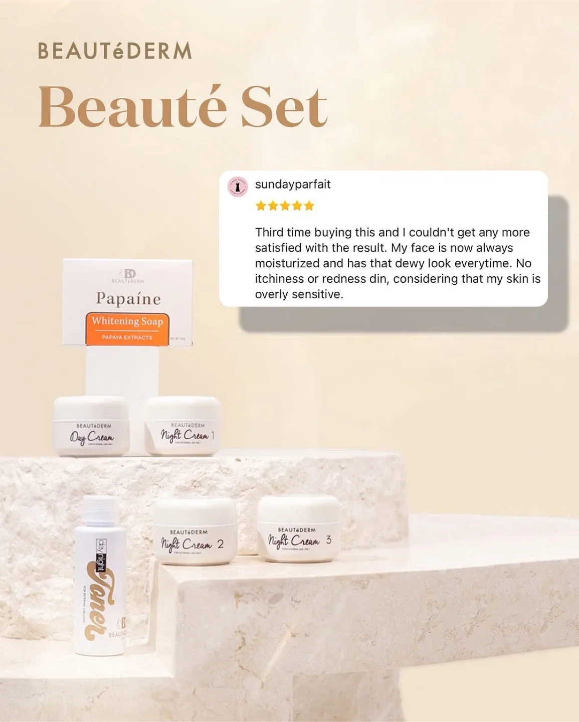 BeautéDerm Beauté Set (with freebie) image indicator(5)