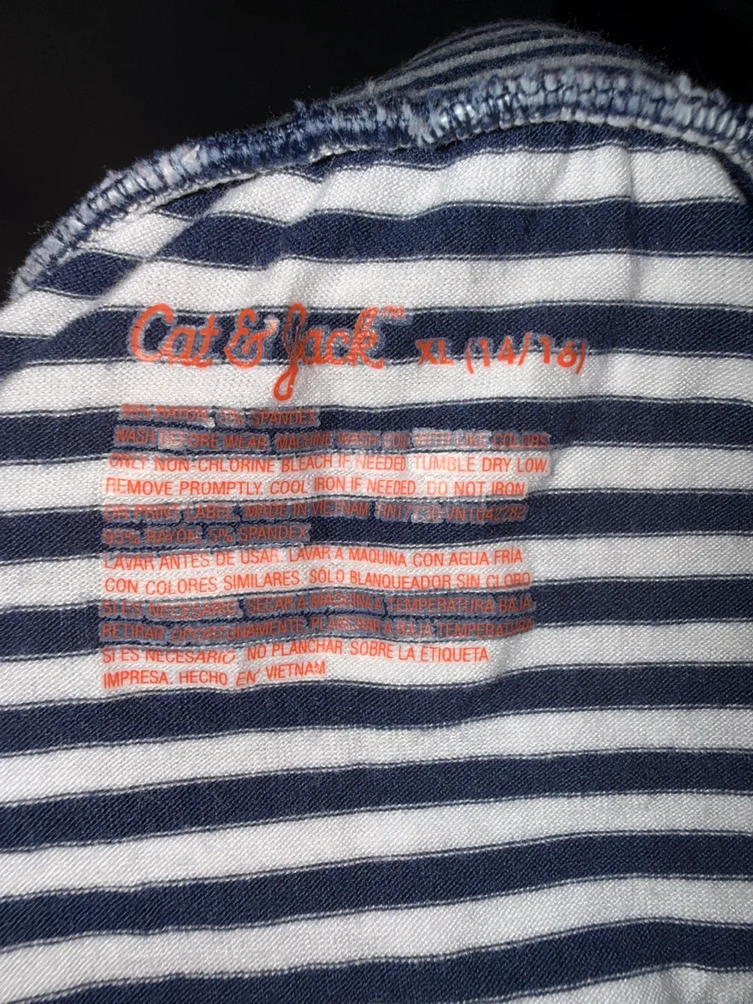 Cat & Jack Striped Maxi Skirt - Size XL image indicator(3)