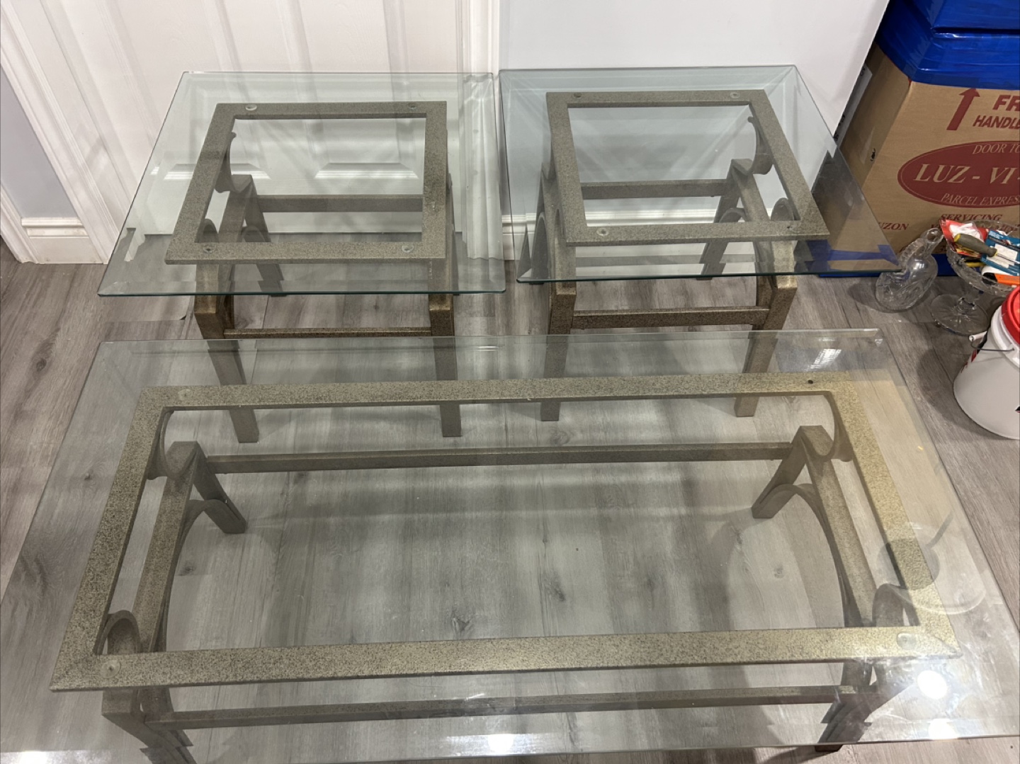 Glass Tables - 2ft x 2ft & 2ft x 4ft - photo 2