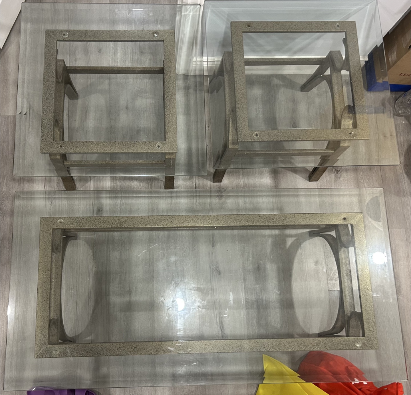 Glass Tables - 2ft x 2ft & 2ft x 4ft - photo 3