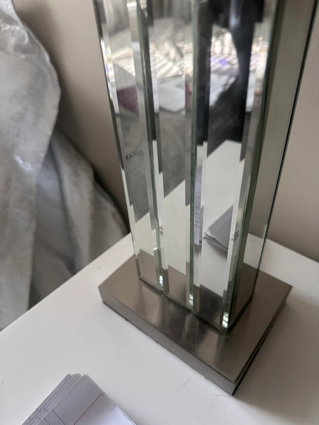 Modern Mirrored Table Lamp - photo 2