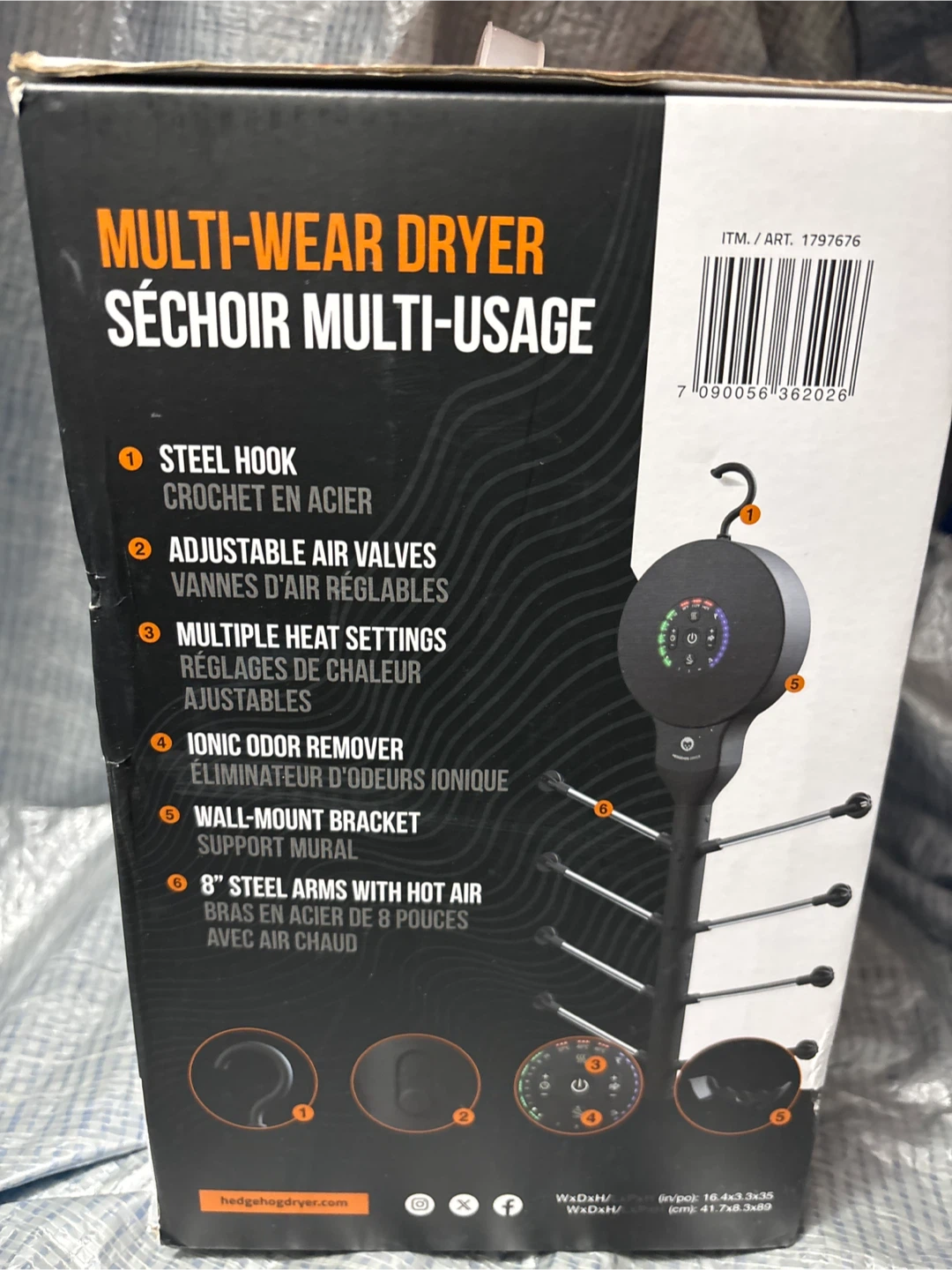 Hedgehog Multi-Wear Dryer - New! - photo 2