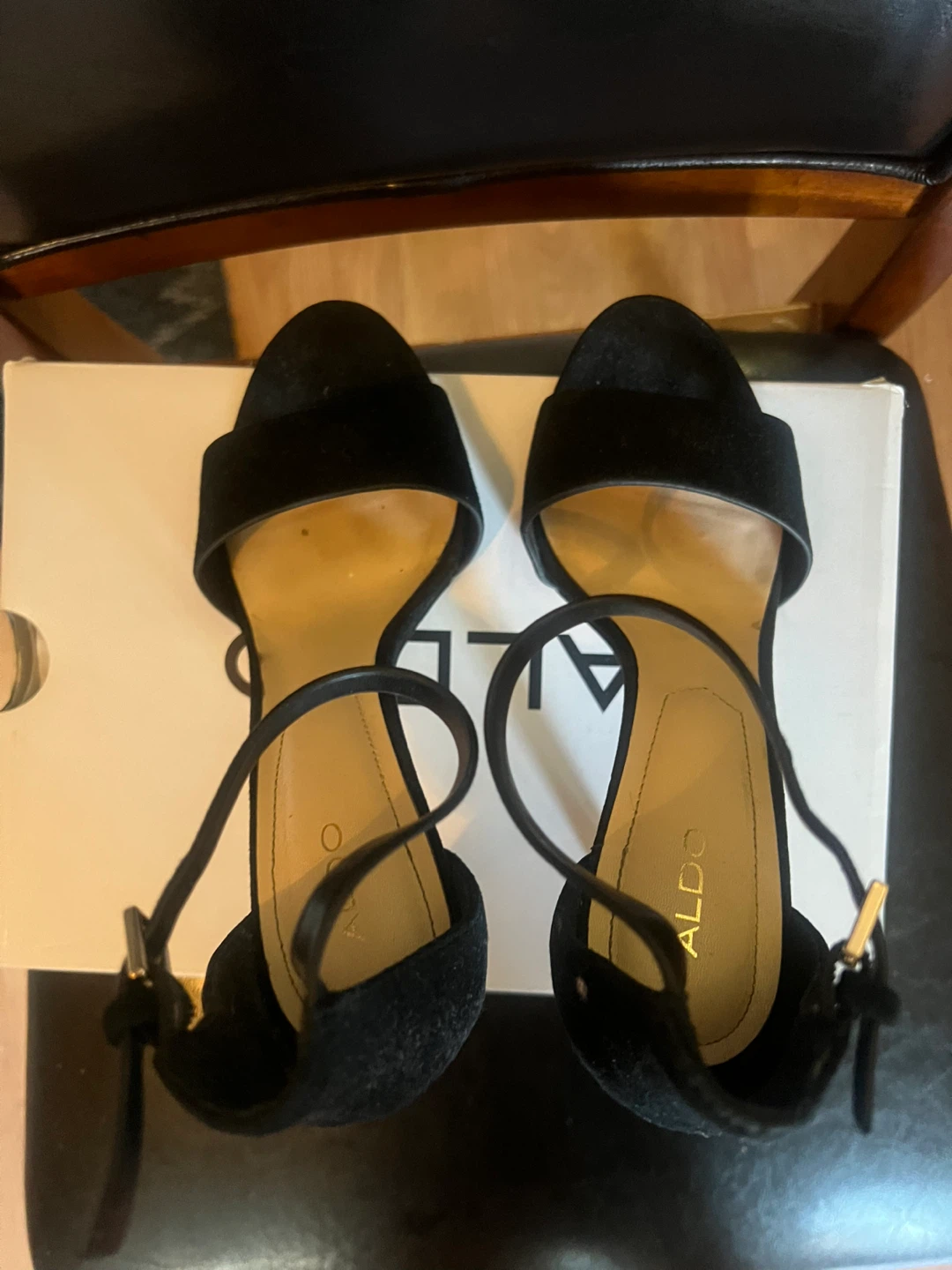 ALDO Black Heels, Size 7 - photo 4