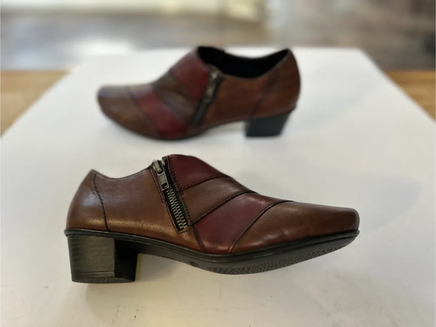 Rieker two-tone Ankle Boots Size EUR  38/ US 7-7.5 thumbnail