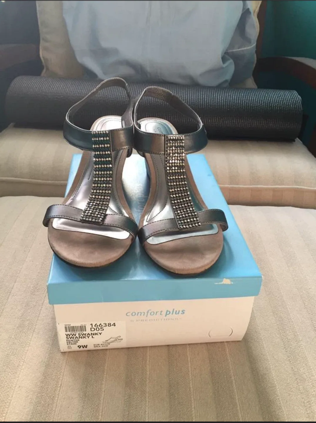 Predictions Comfort Plus Swanky Sandals - Size 9W