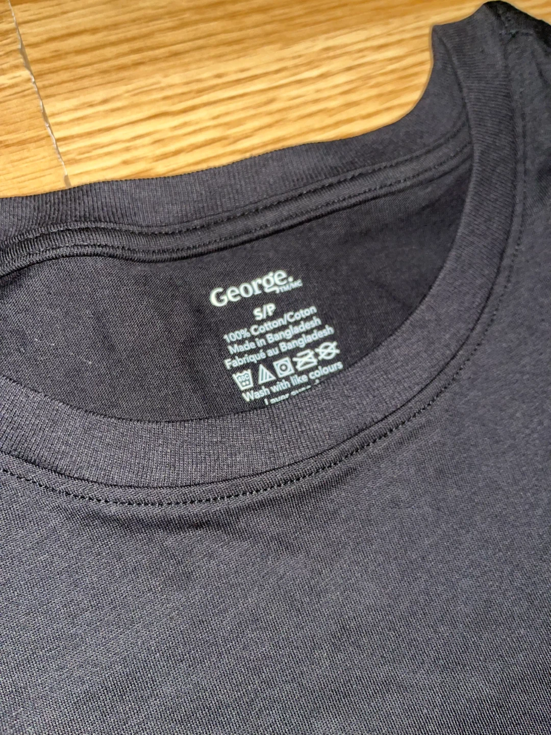 4 pack of George Black T-Shirt - Size S - photo 4