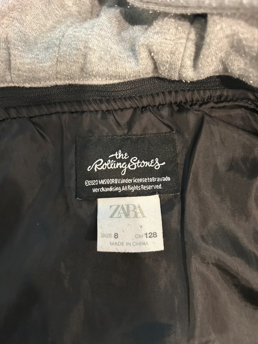 Zara Rolling Stones Hooded Jacket - Size 8 image indicator(2)