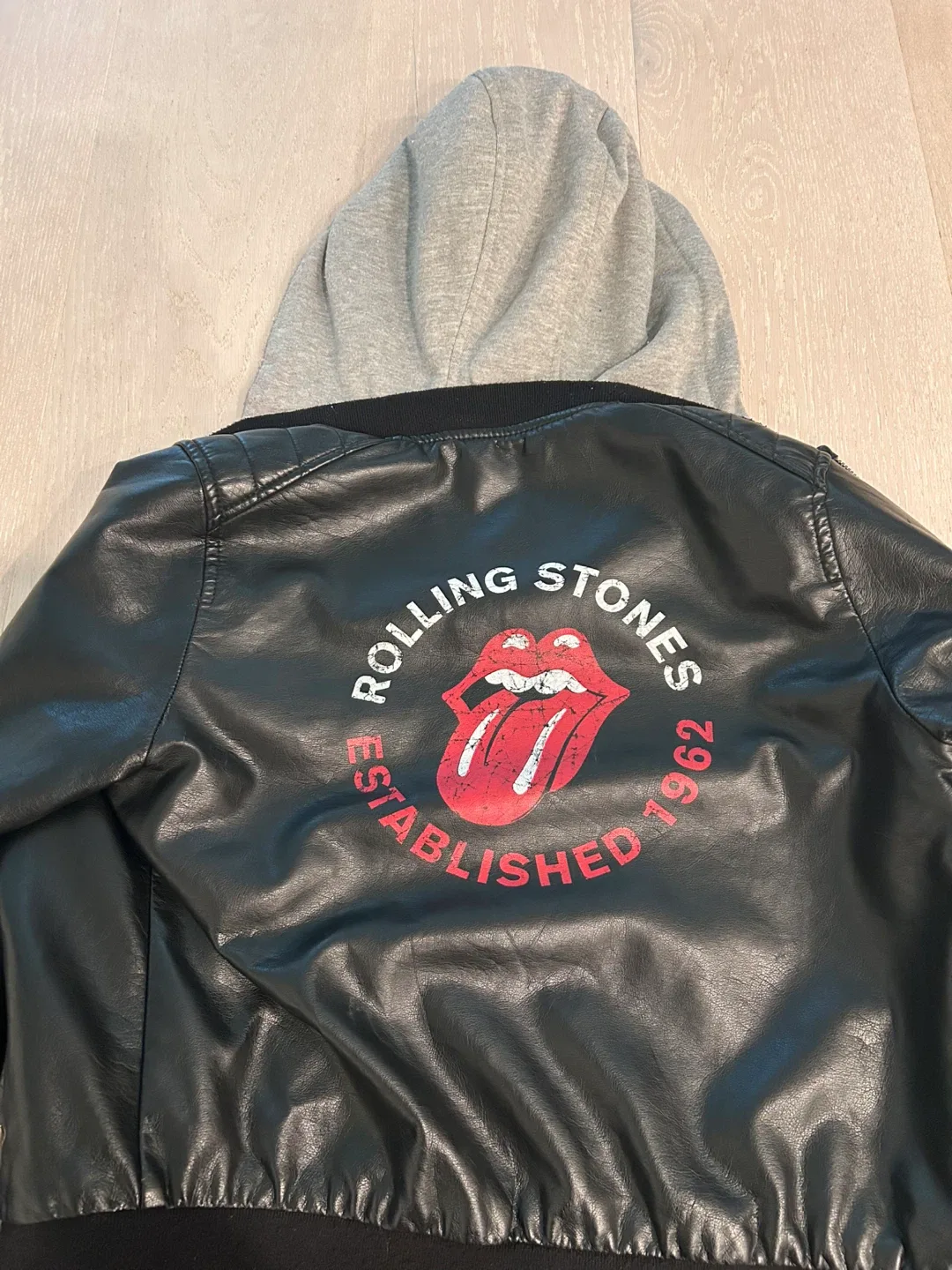 Zara Rolling Stones Hooded Jacket - Size 8 image indicator(3)