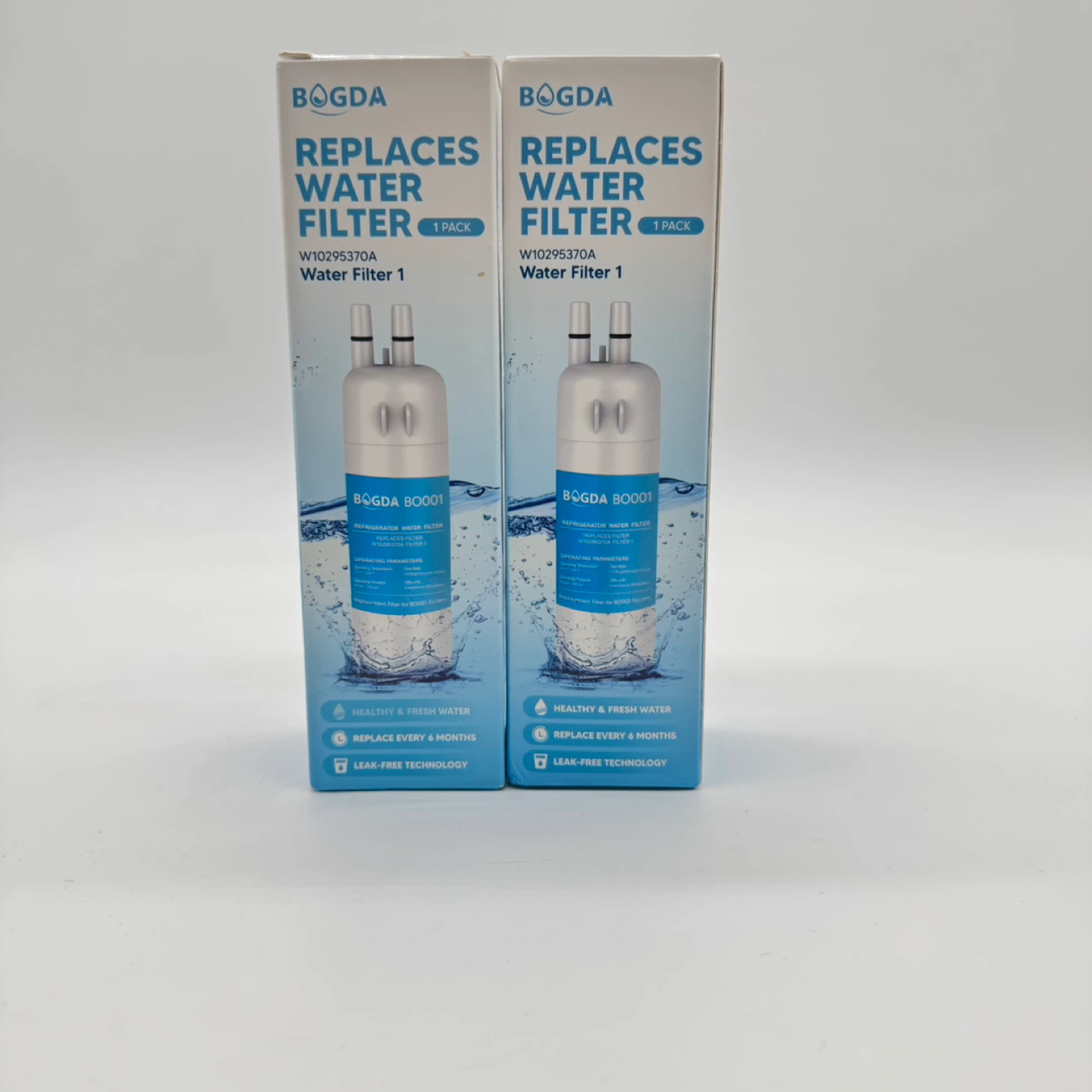 Bogda  BO001  W10295370A  Replaces Water Filter,  2  packs