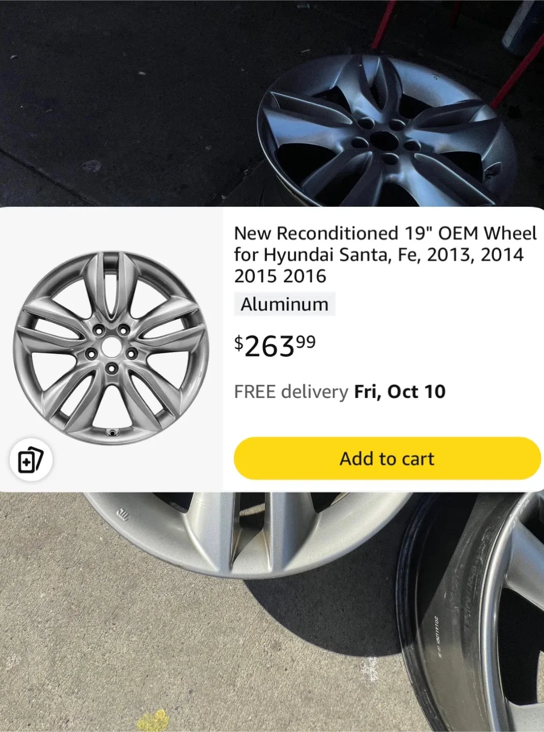 Set of 4 Silver Rims/Wheels image indicator(8)