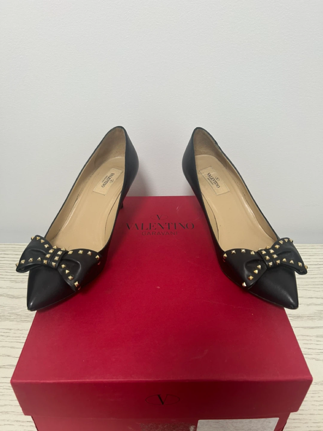 Valentino Black Leather Pumps - photo 2