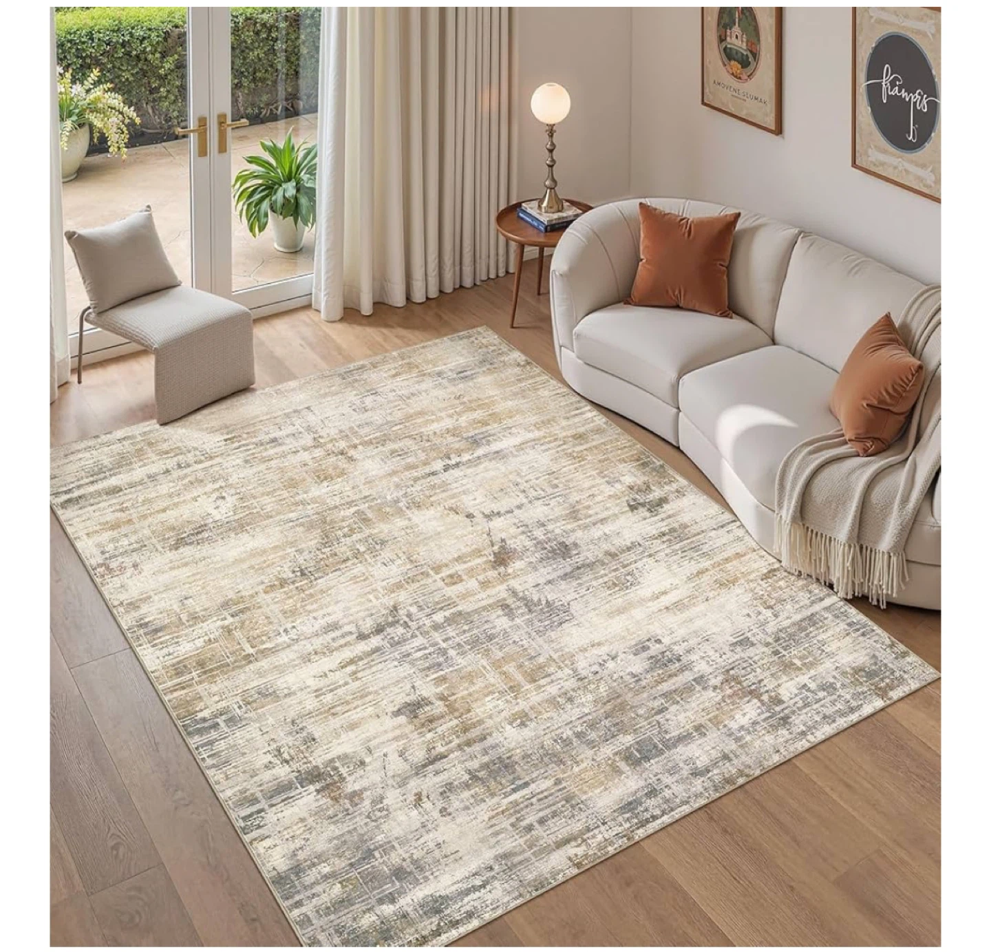 UERMEI Area Rug for Living Room: 5x7 feet