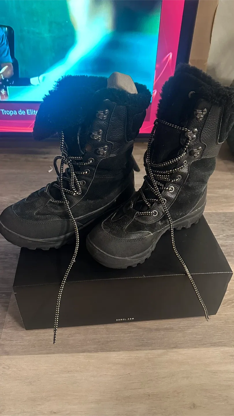 Aldo Black Winter Boots - 7.5 thumbnail
