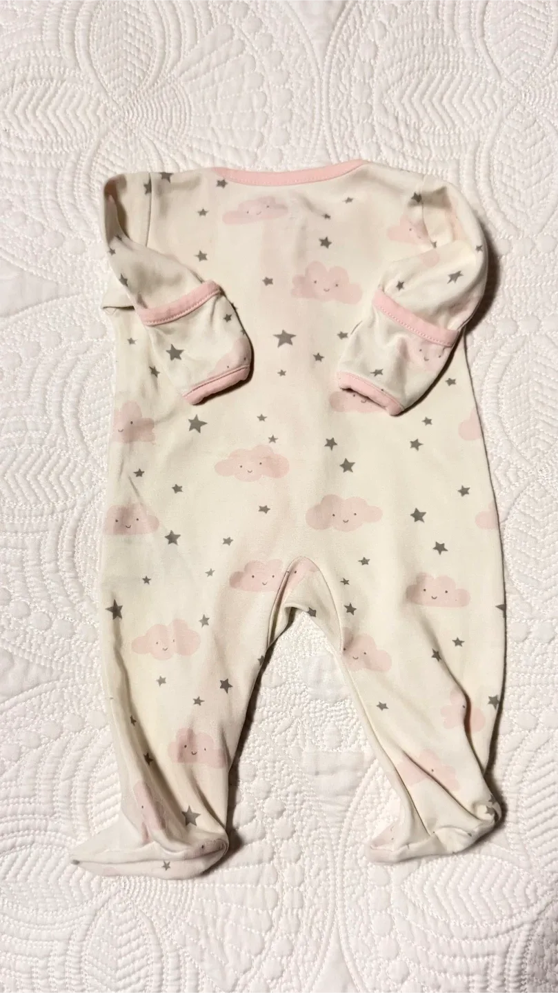 Kissy Kissy Newborn Footed Pajamas image indicator(3)