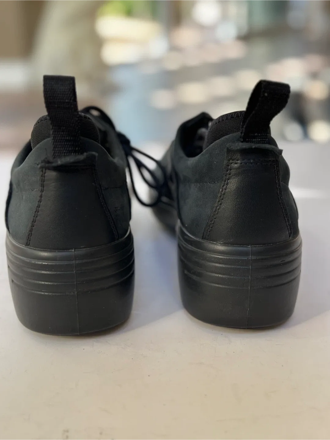 Ecco  Leather Sneakers, Extra Width size: EUR 39/US 8-8.5 image indicator(5)