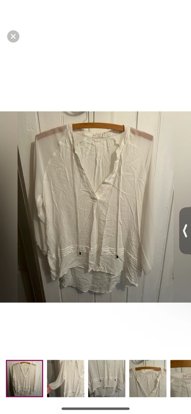 Gentle fawn xs sheer blouse
