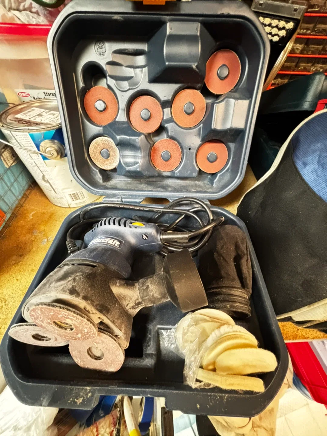 Mastercraft Random Orbit Sander with Case image indicator(4)