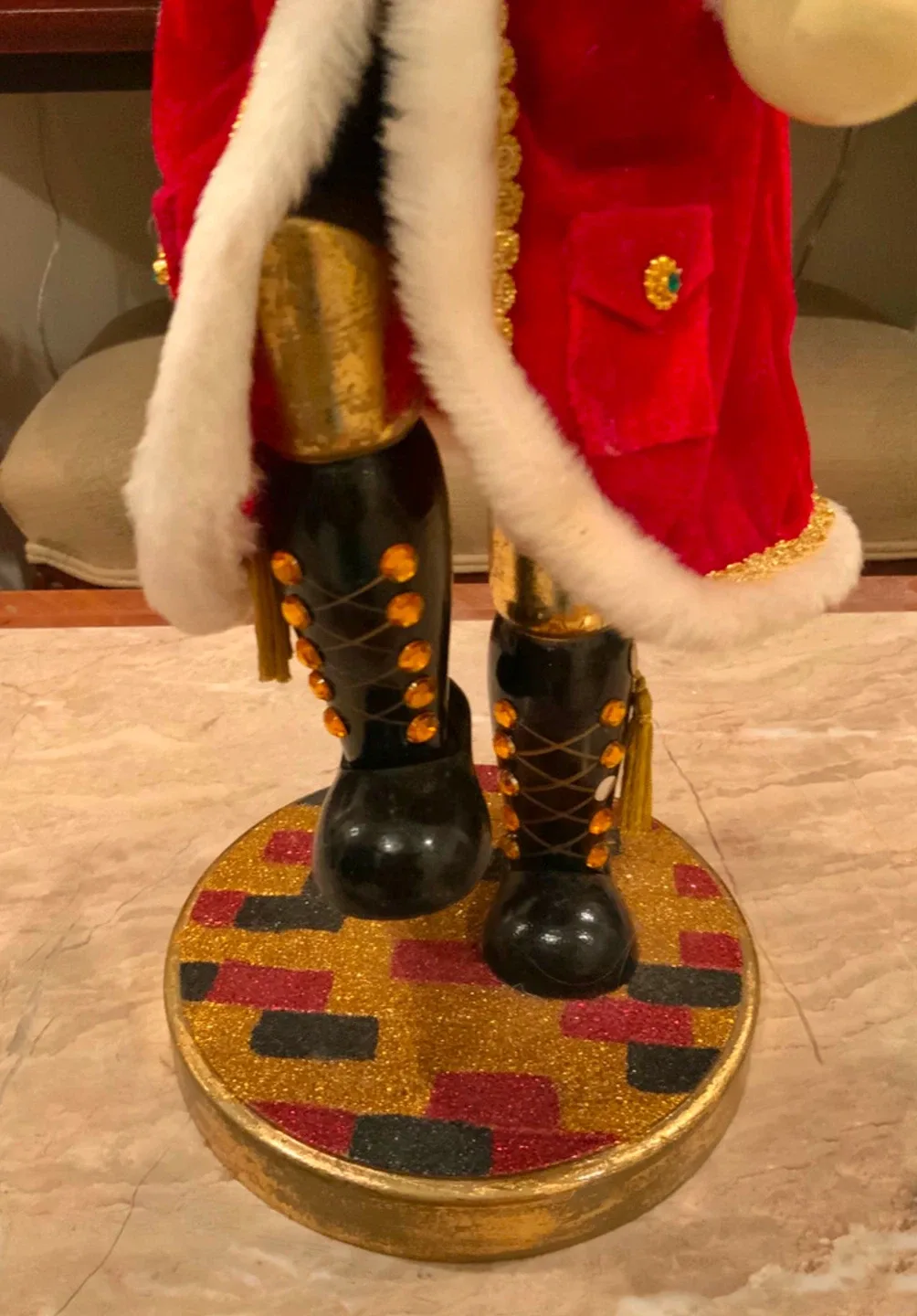 ⭐️LARGE VERY RARE VINTAGE SALUTING MARCHING SOLDIER NUTCRACKER image indicator(5)