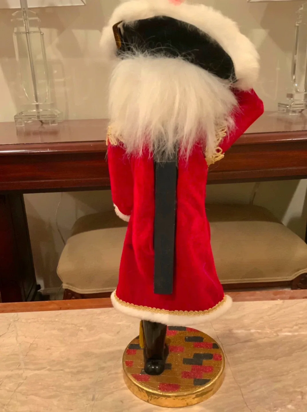 ⭐️LARGE VERY RARE VINTAGE SALUTING MARCHING SOLDIER NUTCRACKER image indicator(3)