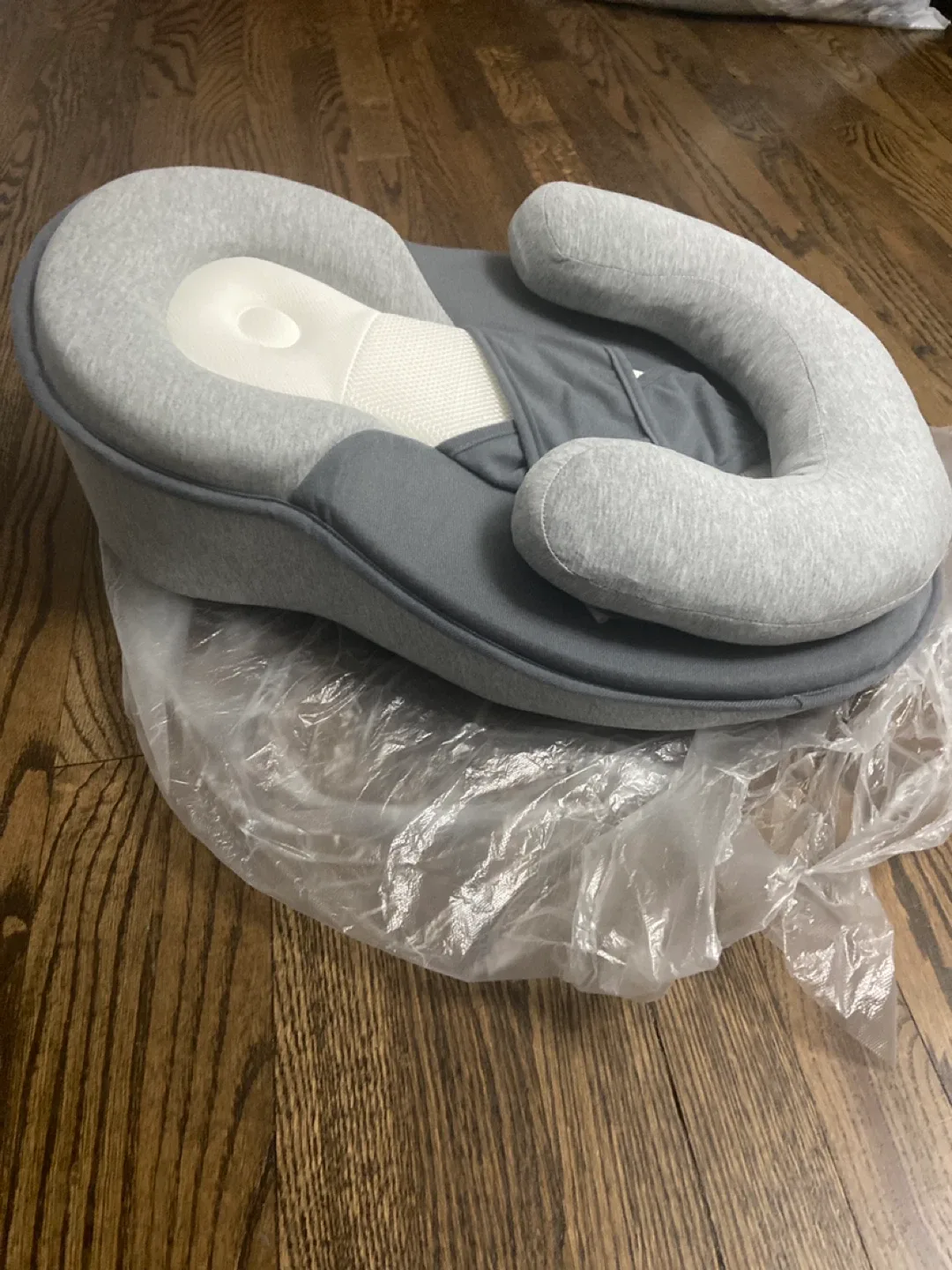 Snuggle Me Organic Infant Lounger - Gray image indicator(2)